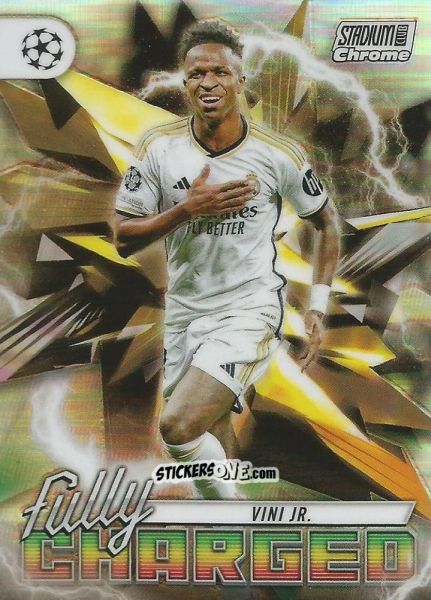Sticker Vini Jr. - Stadium Club Chrome UEFA Club Competitions 2023-2024
 n. FC-VJ - Topps