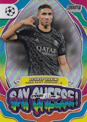 Cromo Achraf Hakimi - Stadium Club Chrome UEFA Club Competitions 2023-2024
 n. SC-AH - Topps