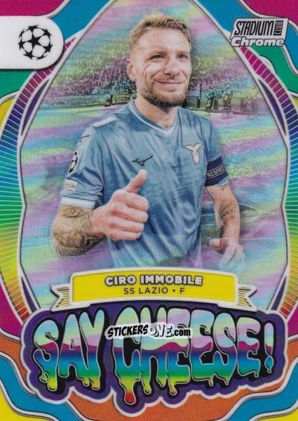 Sticker Ciro Immobile - Stadium Club Chrome UEFA Club Competitions 2023-2024
 n. SC-CI - Topps