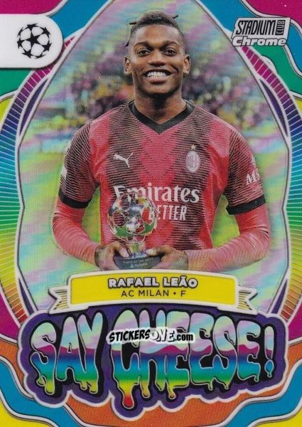 Sticker Rafael Leao - Stadium Club Chrome UEFA Club Competitions 2023-2024
 n. SC-RL - Topps