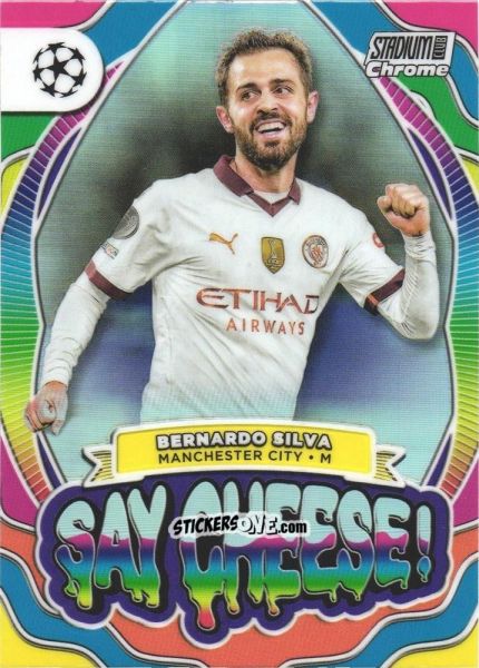 Sticker Bernardo Silva - Stadium Club Chrome UEFA Club Competitions 2023-2024
 n. SC-SIL - Topps