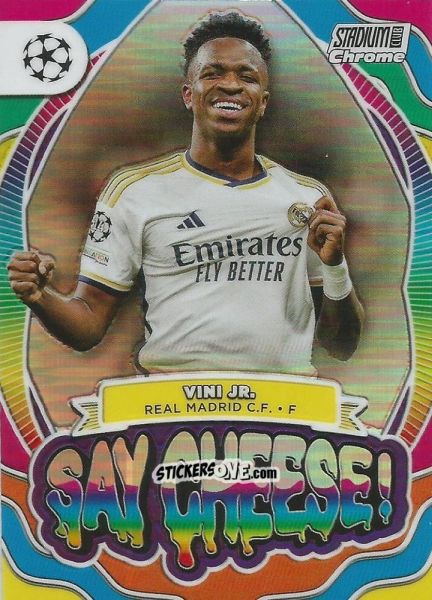 Sticker Vini Jr. - Stadium Club Chrome UEFA Club Competitions 2023-2024
 n. SC-VIN - Topps