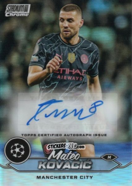 Sticker Mateo Kovacic - Stadium Club Chrome UEFA Club Competitions 2023-2024
 n. CA-MK - Topps