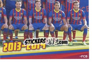 Cromo Team shot - Fc Barcelona 2013-2014 - Panini