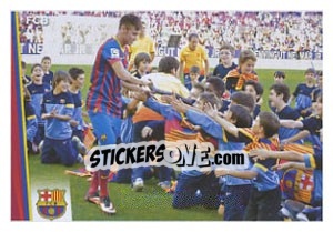 Sticker Alineacion - Fc Barcelona 2013-2014 - Panini