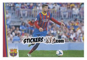 Sticker Pique - Fc Barcelona 2013-2014 n. 14 - Panini