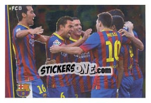 Sticker Celebracion - Fc Barcelona 2013-2014 n. 15 - Panini