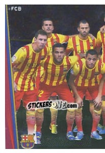 Sticker Team - Fc Barcelona 2013-2014 n. 16 - Panini