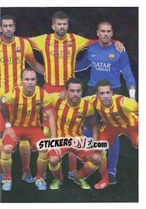 Sticker Team - Fc Barcelona 2013-2014 n. 17 - Panini