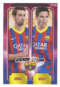 Sticker Cuenca/Afellay - Fc Barcelona 2013-2014 n. 30 - Panini