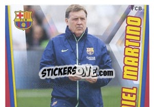 Sticker Gerardo Daniel Martino in training - Fc Barcelona 2013-2014 - Panini