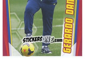 Cromo Gerardo Daniel Martino in training - Fc Barcelona 2013-2014 - Panini