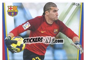 Figurina Pinto in action - Fc Barcelona 2013-2014 n. 43 - Panini