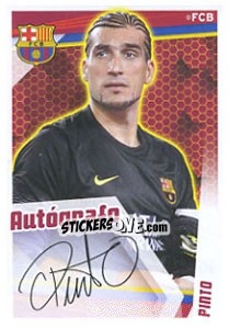 Figurina Pinto (Autografo) - Fc Barcelona 2013-2014 - Panini