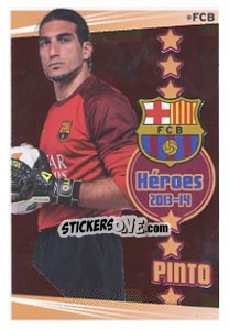 Sticker Pinto - Fc Barcelona 2013-2014 n. 47 - Panini