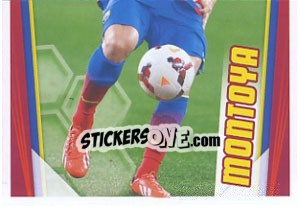 Sticker Montoya in action