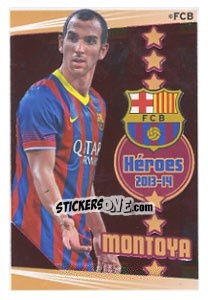 Cromo Montoya - Fc Barcelona 2013-2014 - Panini