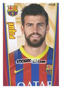 Sticker Pique - Fc Barcelona 2013-2014 n. 63 - Panini