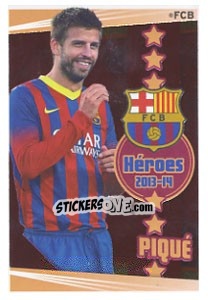 Sticker Pique - Fc Barcelona 2013-2014 n. 65 - Panini