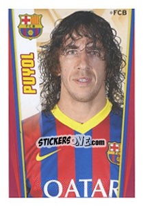 Sticker Puyol - Fc Barcelona 2013-2014 n. 69 - Panini