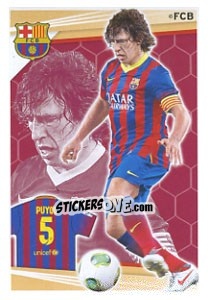 Sticker Puyol - Fc Barcelona 2013-2014 n. 72 - Panini