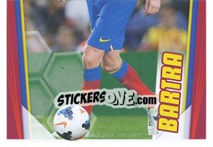Sticker Bartra in action - Fc Barcelona 2013-2014 n. 74 - Panini