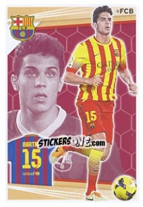 Sticker Bartra - Fc Barcelona 2013-2014 n. 78 - Panini