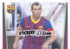 Cromo Mascherano in acton - Fc Barcelona 2013-2014 - Panini