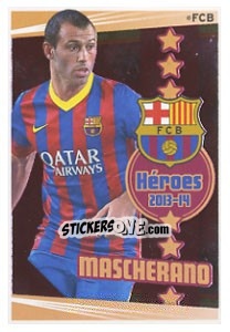 Cromo Mascherano - Fc Barcelona 2013-2014 - Panini