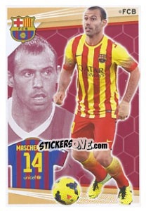 Sticker Mascherano - Fc Barcelona 2013-2014 - Panini