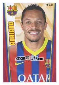 Sticker Adriano Correia - Fc Barcelona 2013-2014 n. 87 - Panini