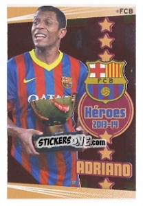 Sticker Adriano Correia - Fc Barcelona 2013-2014 n. 89 - Panini