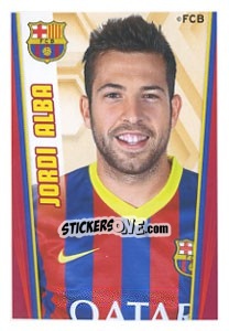 Sticker Jordi Alba - Fc Barcelona 2013-2014 n. 93 - Panini