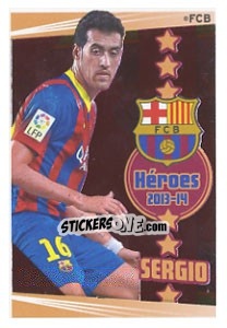 Sticker Sergio Busquets - Fc Barcelona 2013-2014 - Panini
