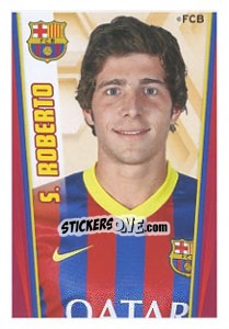 Figurina S. Roberto - Fc Barcelona 2013-2014 - Panini