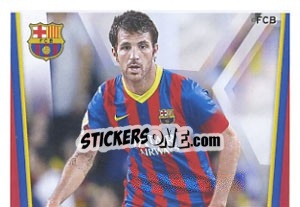 Sticker Fabregas in action - Fc Barcelona 2013-2014 n. 127 - Panini
