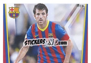 Cromo Fabregas in action - Fc Barcelona 2013-2014 - Panini