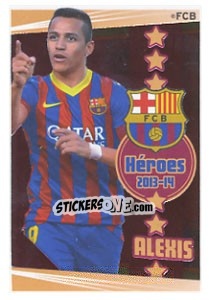 Cromo Alexis Sánchez - Fc Barcelona 2013-2014 - Panini