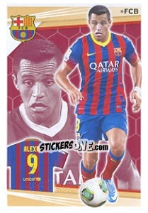 Sticker Alexis Sánchez - Fc Barcelona 2013-2014 n. 138 - Panini