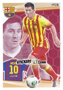 Sticker Messi - Fc Barcelona 2013-2014 n. 144 - Panini