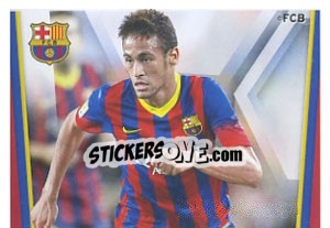 Cromo Neymar Jr in action