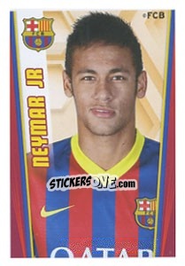 Sticker Neymar Jr - Fc Barcelona 2013-2014 n. 153 - Panini