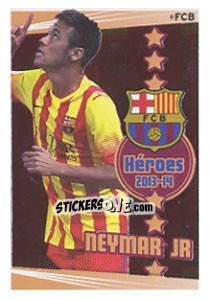 Sticker Neymar Jr - Fc Barcelona 2013-2014 n. 155 - Panini
