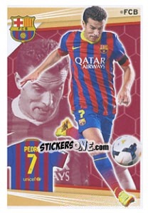 Cromo Pedro Rodríguez - Fc Barcelona 2013-2014 - Panini