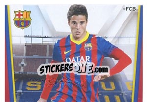 Cromo Afellay in action - Fc Barcelona 2013-2014 - Panini