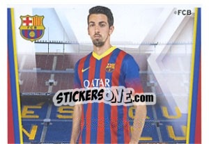 Figurina Cuenca in action - Fc Barcelona 2013-2014 - Panini