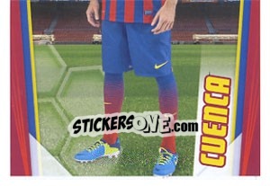 Cromo Cuenca in action - Fc Barcelona 2013-2014 - Panini