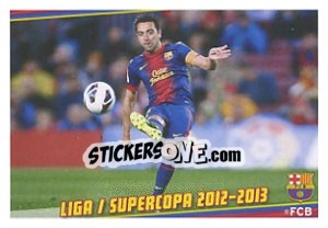 Sticker Xavi - Fc Barcelona 2013-2014 n. 181 - Panini