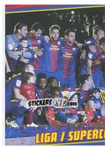 Cromo FC Barcelona team sticker