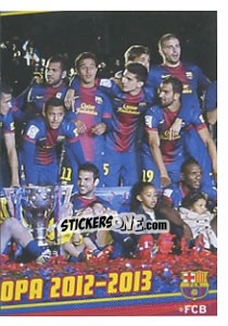 Cromo FC Barcelona team sticker